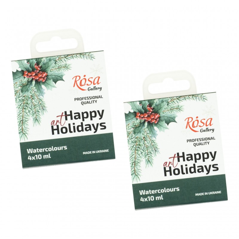 Набір акварелі "Класика" в металевому пеналі 14кол ROSA Gallery