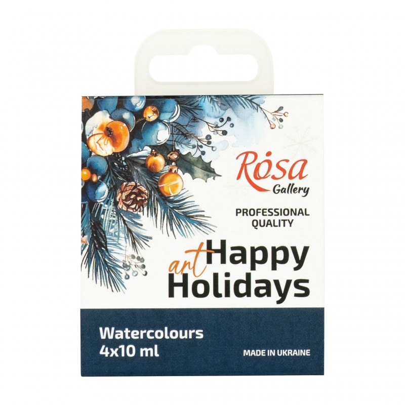 Набір акварелі "Класика" в металевому пеналі 14кол ROSA Gallery