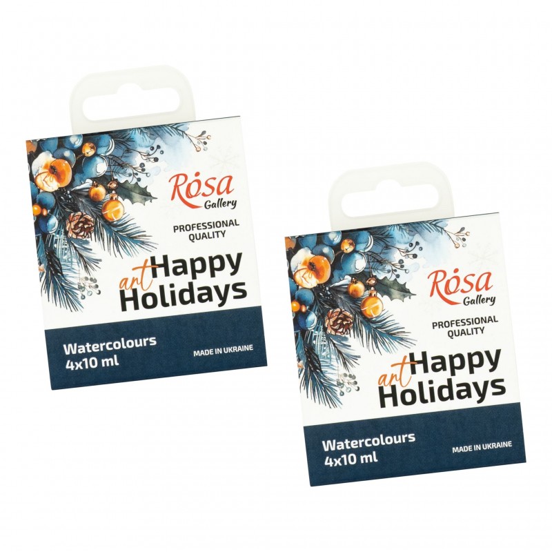 Набір акварелі "Класика" в металевому пеналі 14кол ROSA Gallery