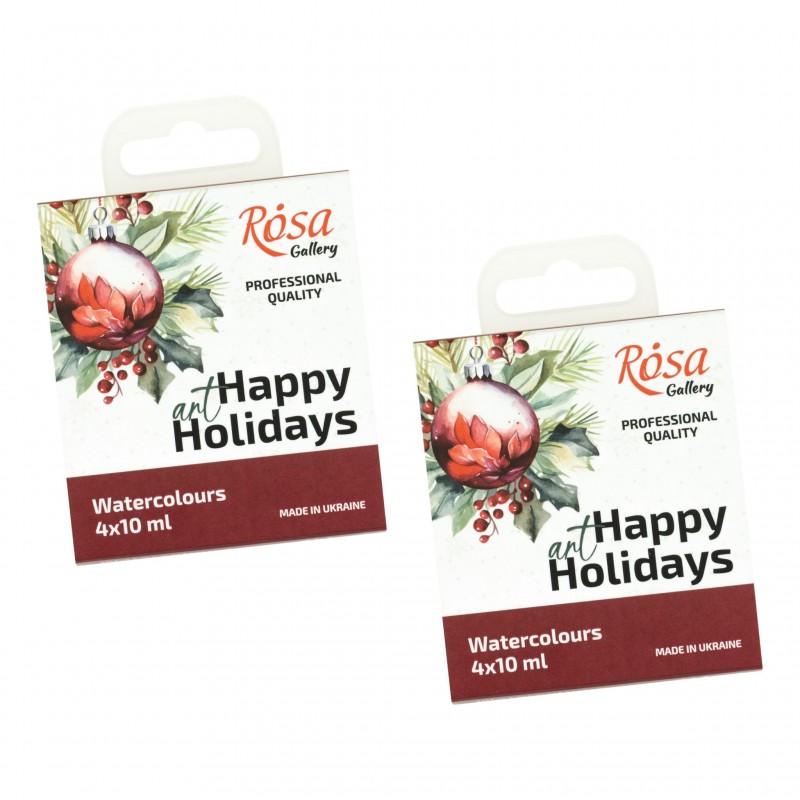 Набір акварелі "Класика" в металевому пеналі 14кол ROSA Gallery