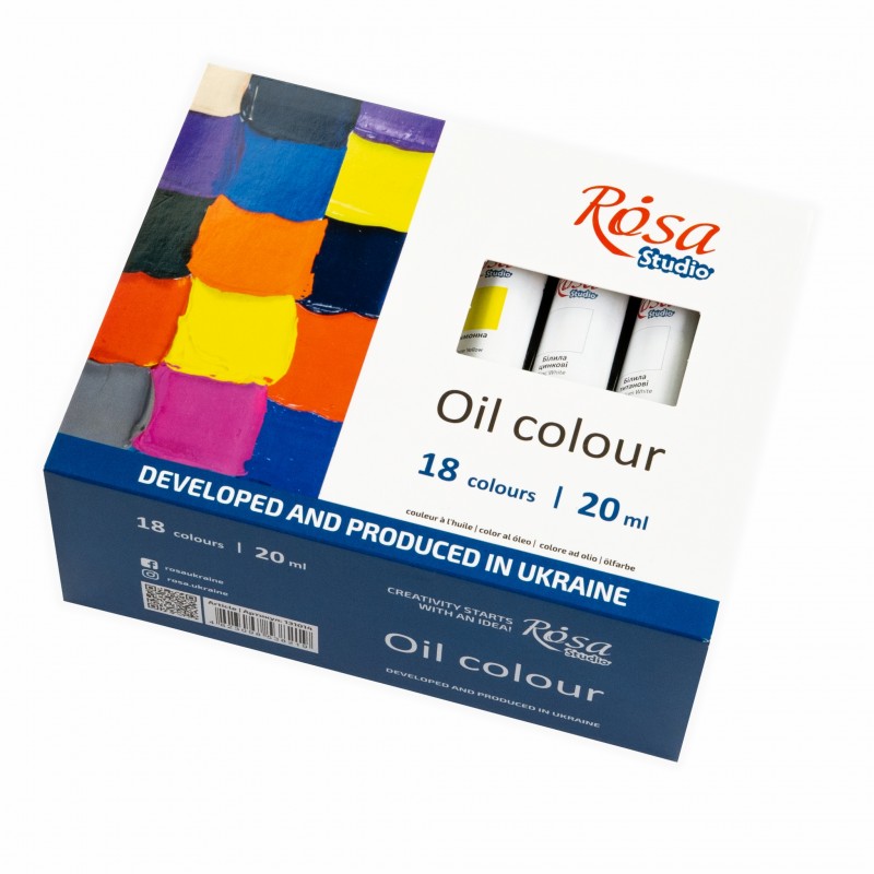 Oil paint set 24*20 ml, ROSA Studio