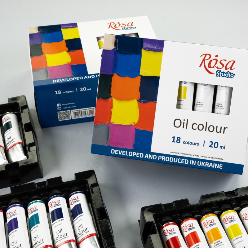 Oil paint set 24*20 ml, ROSA Studio