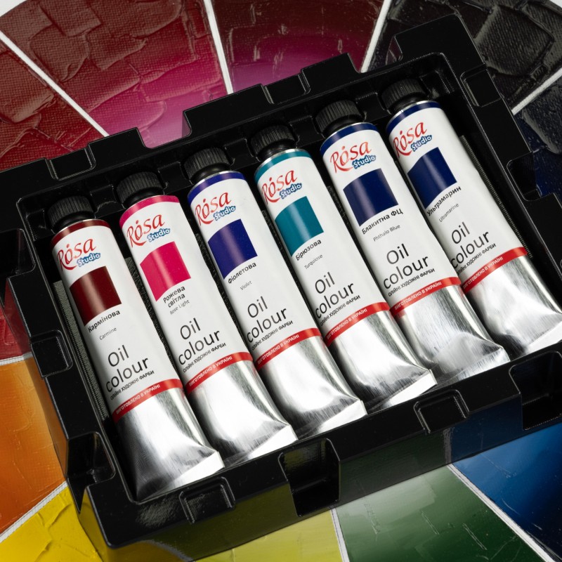 Oil paint set 24*20 ml, ROSA Studio