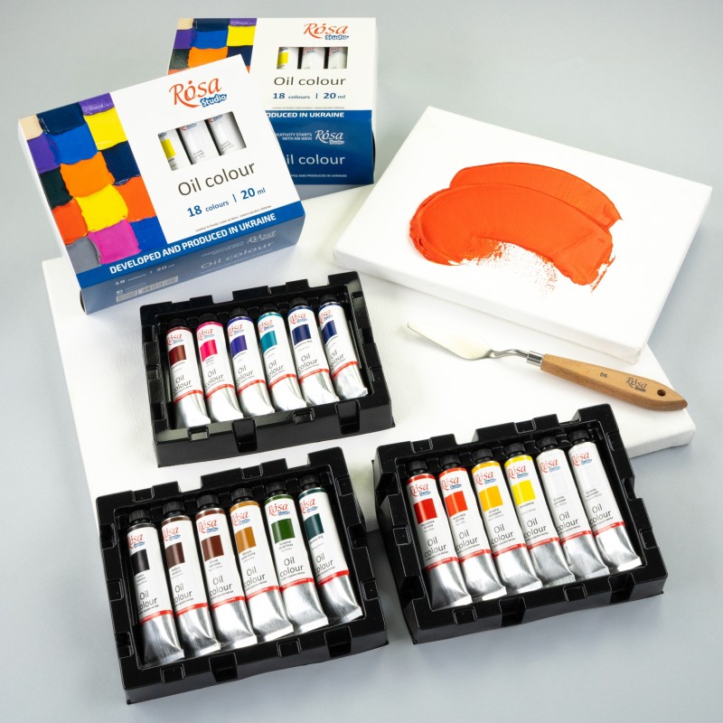 Oil paint set 24*20 ml, ROSA Studio