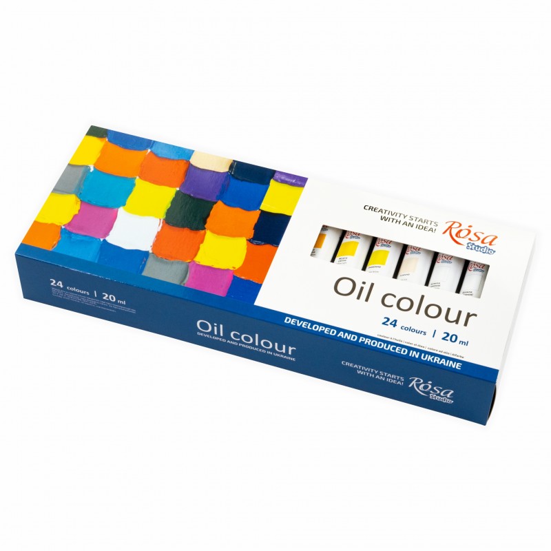 Oil paint set 24*20 ml, ROSA Studio