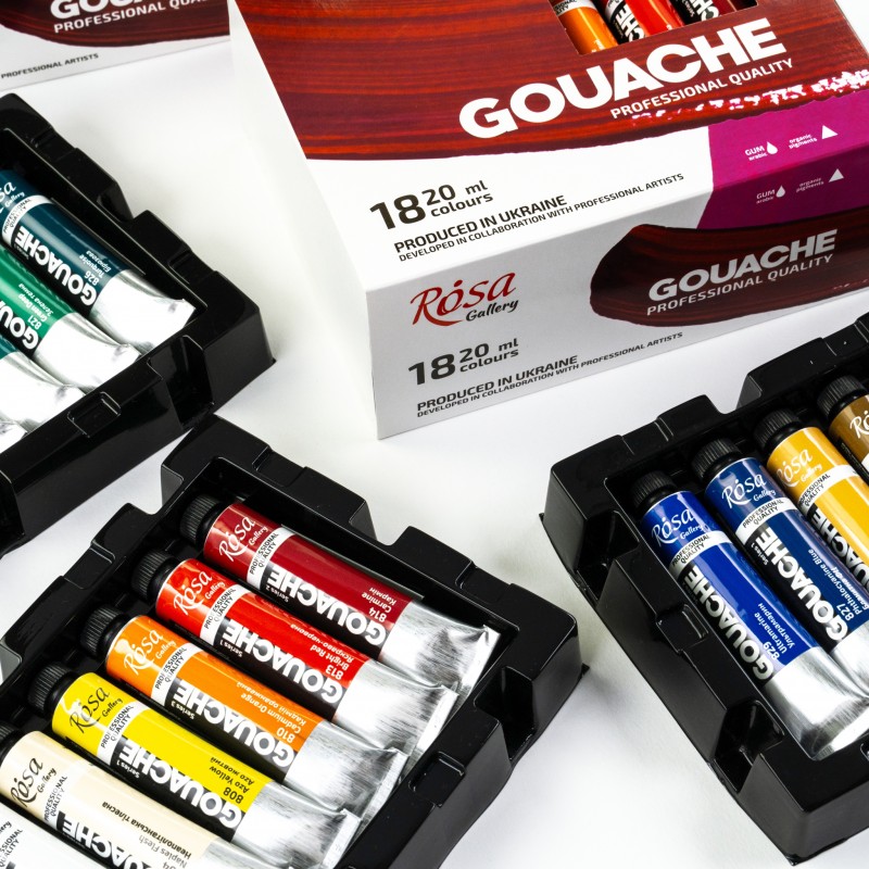 Gouache paint  20 ml ROSA Gallery