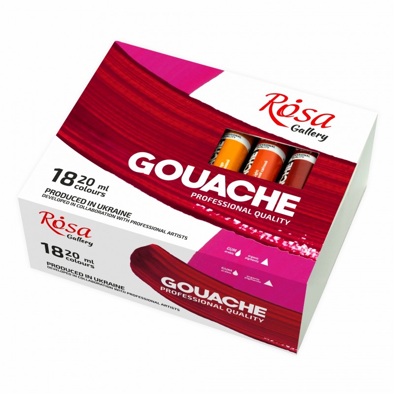 Gouache paint  20 ml ROSA Gallery