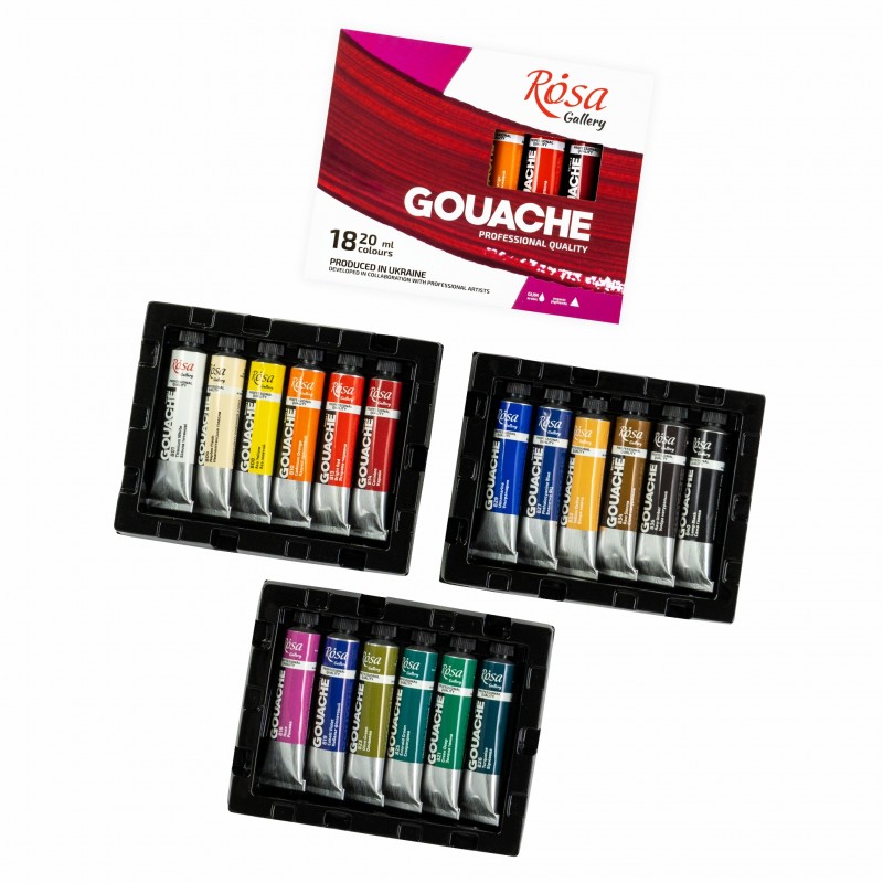 Gouache paint  20 ml ROSA Gallery