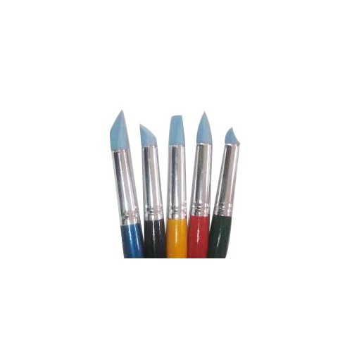 Set of brushes 9027-5 Rubber, for pastel 5pc. KOLOS by ROSA