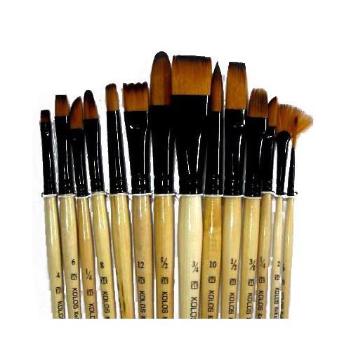 Set of brushes 1115-14 Craftart, Synthetic, 14pc. KOLOS by ROSA