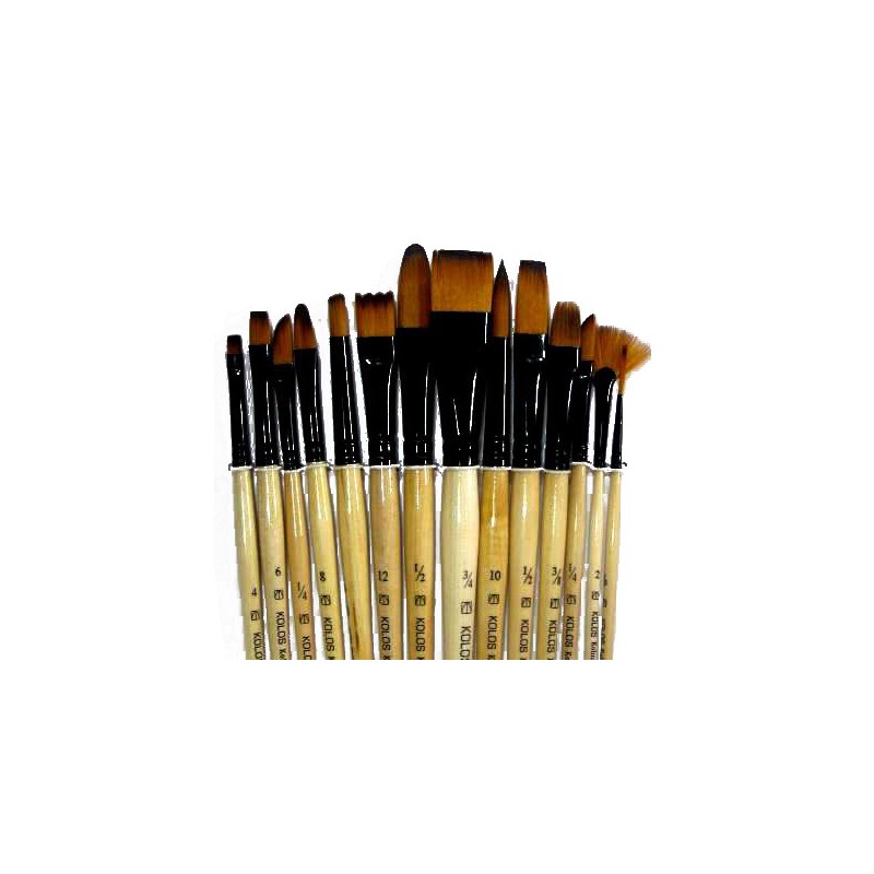 Set of brushes 1115-14 Craftart, Synthetic, 14pc. KOLOS by ROSA