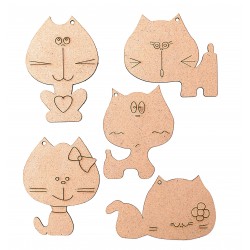 Butterfly blank, plywood 6 pcs. ROSA TALENT