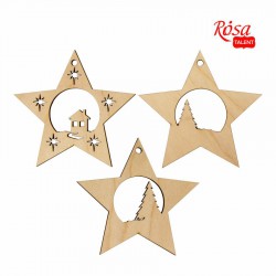 Sets of workpieces on the &quot;Winter themes&quot; plywood stand ROSA TALENT