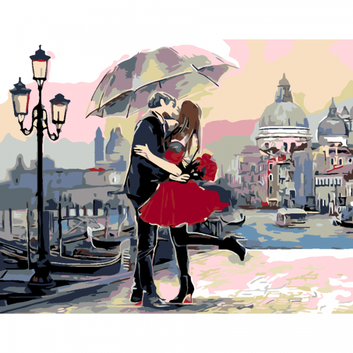 „Оur Love Story“, standard Kit, painting by numbers, 35х45cm, ROSA START