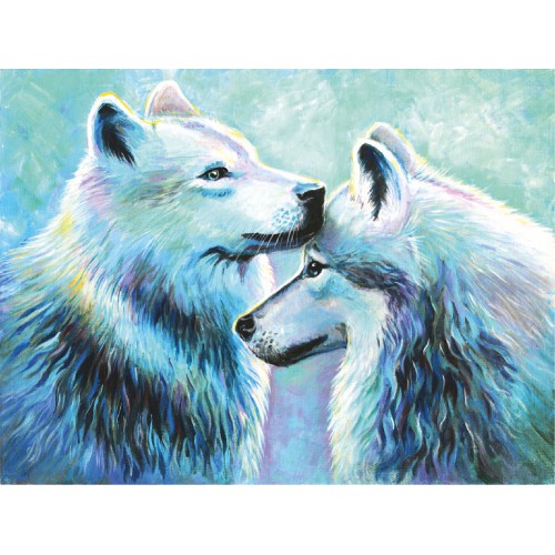 Animals №5, Canvas Panel with outline, 30х40, cotton, acrylic, ROSA START
