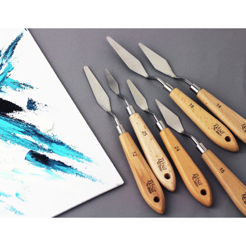 Palette Knife ROSA Studio 11918 rhombus, length 6,5 cm, st.kod1003