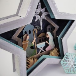 Sets of workpieces on the &quot;Winter themes&quot; plywood stand ROSA TALENT