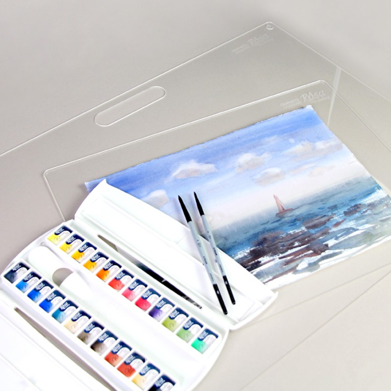 Folders for watercolor 20ark Fine grain 200g / m2 A3 / A4 ROSA Studio