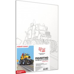 „Мonster Тruck“, полотно на картоні з контуром, 20х30, бавовна, акрил, ROSA START