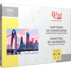 „Big City“, kit, painting by numbers, 35х45cm, ROSA START