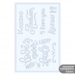 Plastic Reusable Stencil „Love“ 13x20 cm ROSA TALENT