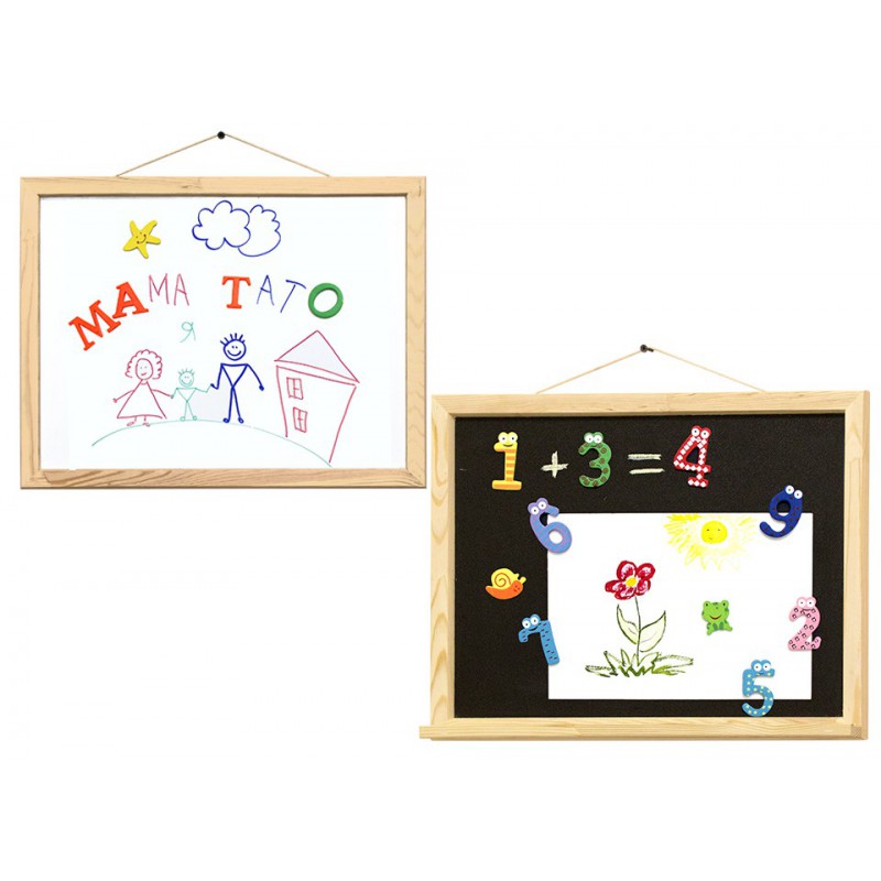 Boards Magnetic (chalk + marker), 40x50cm, pine, ROSA Studio