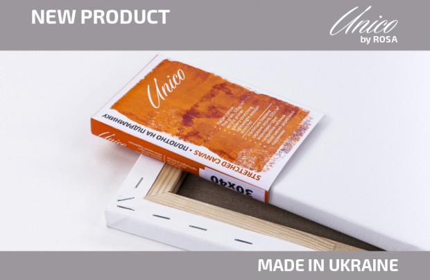 Uniсo by ROSA Stretched Canvases from now with gallery stretch and lightweight wooden stretcher
