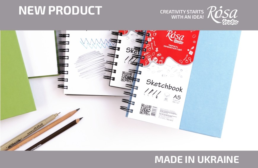 ROSA Studios A5 wirebound sketchbooks are back in ROSA range