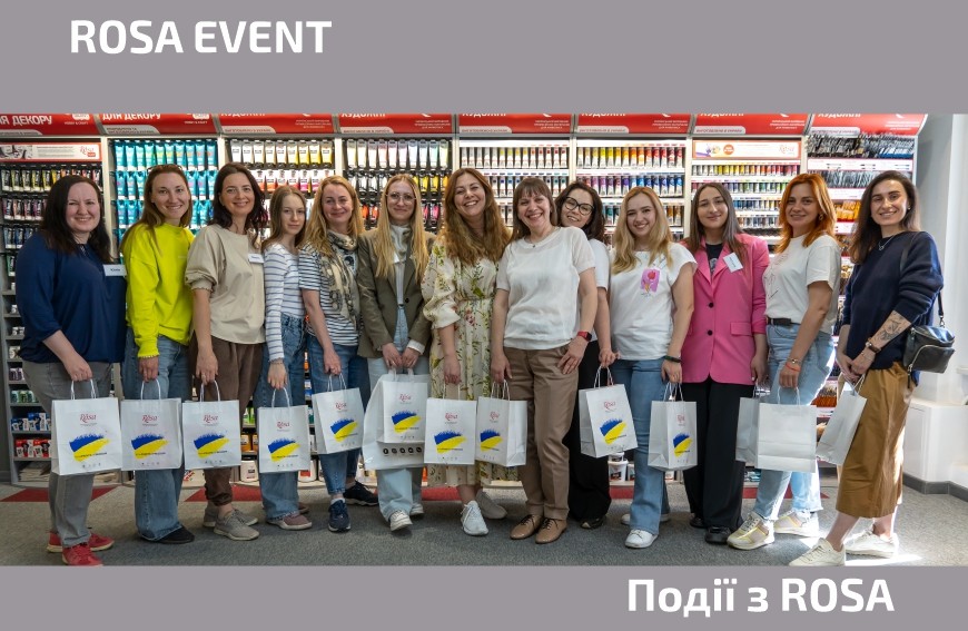 Tour to the production of ROSA art materials