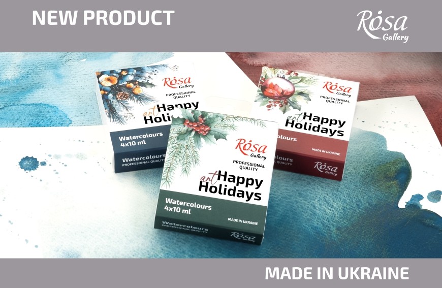 Limited edition series of Special Edition watercolour sets from ROSA Gallery