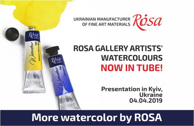 ROSA Gallery Artists' Watercolours now in TUBE!