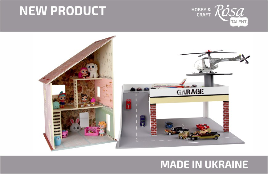 New: ROSA TALENT dollhouses and parking garages for children’s rooms!