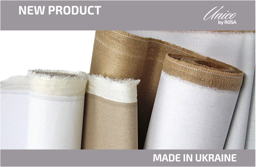 New types of Unico Italian Primed Canvas for thin-layered and impasto painting!