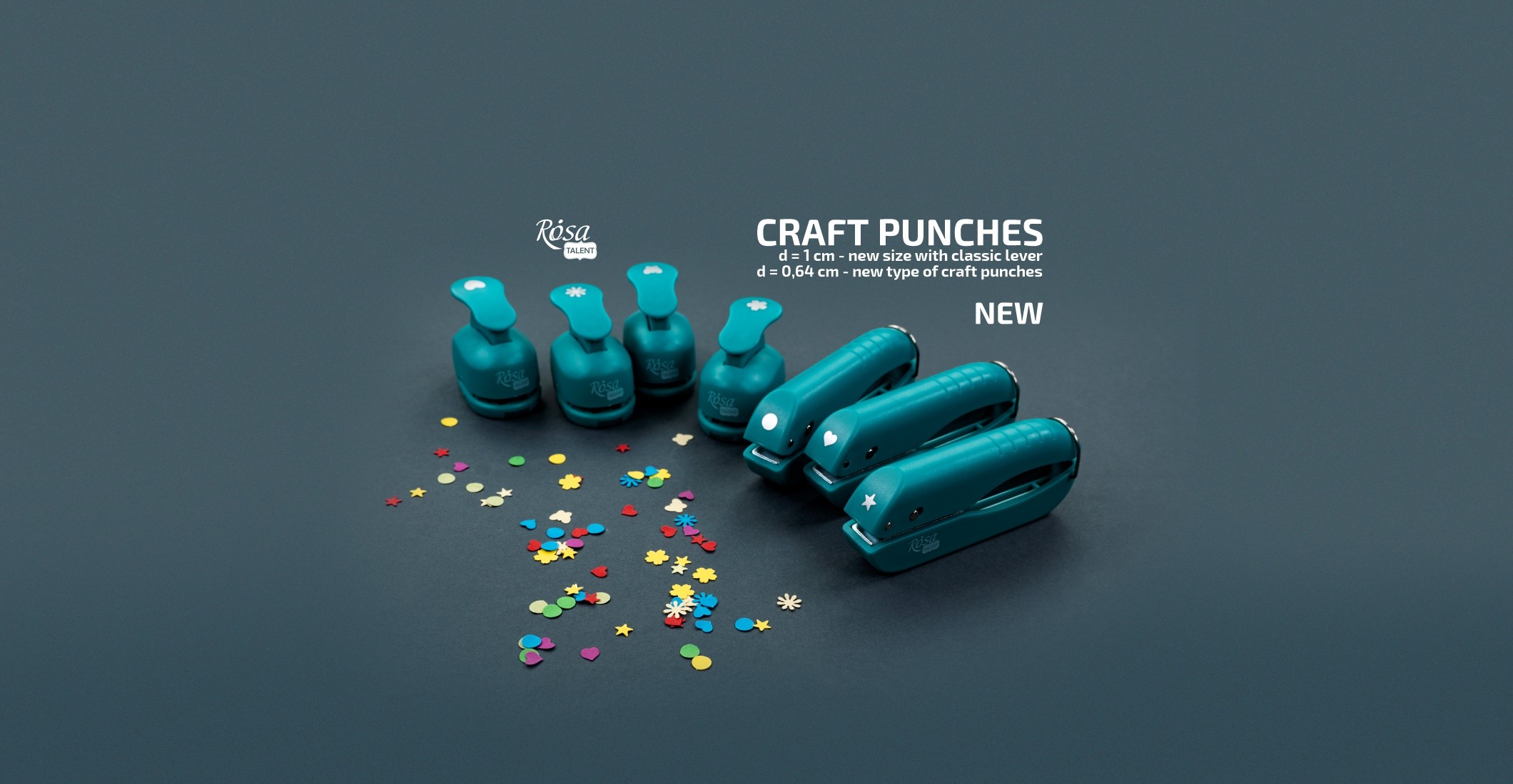 New craft punches from ROSA Talent