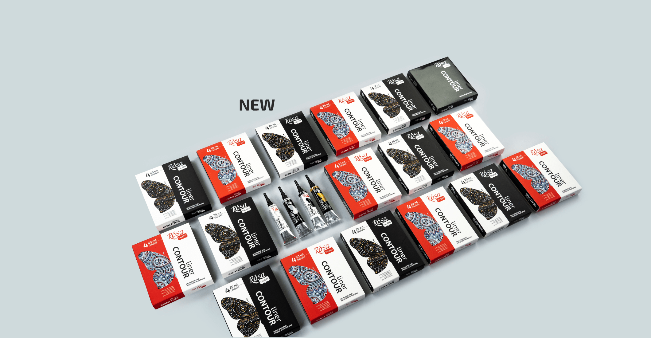 New Universal Acrylic Contour Liner Sets by ROSA Talent