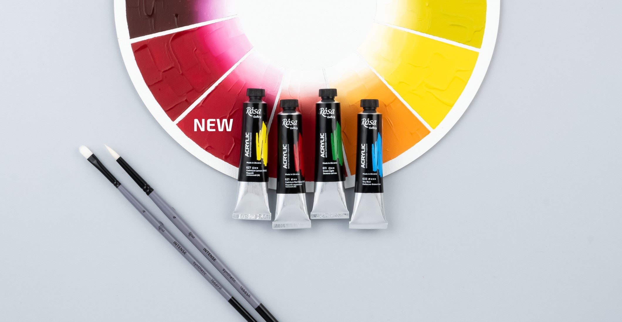 ROSA Gallery acrylic paint in 20 ml tubes