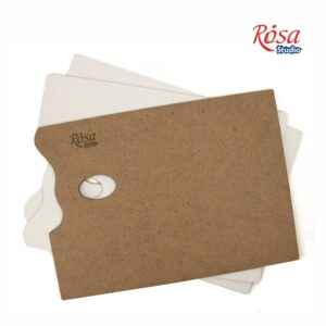 Rectangular wooden palette, primed fibreboard, ROSA Studio