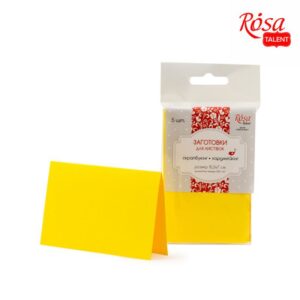 A set of workpieces for leaflets 5 pcs. 10,3 * 7 cm 220 g / m2 ROSA TALENT