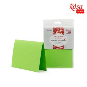 A set of workpieces for leaflets 5 pcs. 16,8х12 220 g/m2 ROSA TALENT