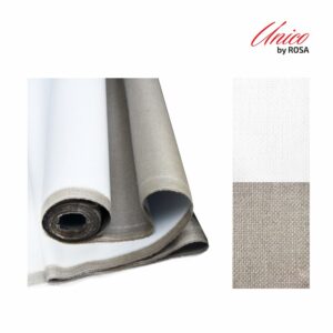 Canvas on a stretcher Italian jute large grain Unico