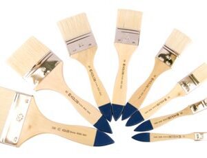 Bristle Fan Brushes, 6007, Long Handle, KOLOS by ROSA