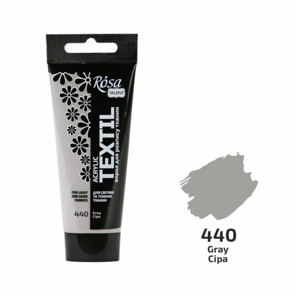 Acrylic paint for textil in a tube 60ml ROSA TALENT