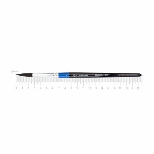 Squirrel Round Brush, 211, Short Handle, ROSA Studio