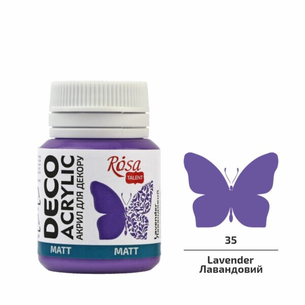 Acrylic for decoration matt 20 ml ROSA Talent