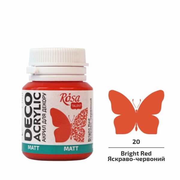 Acrylic for decoration matt 20 ml ROSA Talent