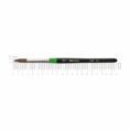 Set of brushes 4, Synthetic, 3pc., Flat №10, Round №0,6, Long Handle, ROSA Studio