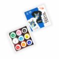 Set of acrylic paints for textile CAT 18col. 20ml ROSA TALENT