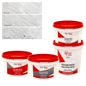 Texture paste medium-grained, 500ml, ROSA Gallery
