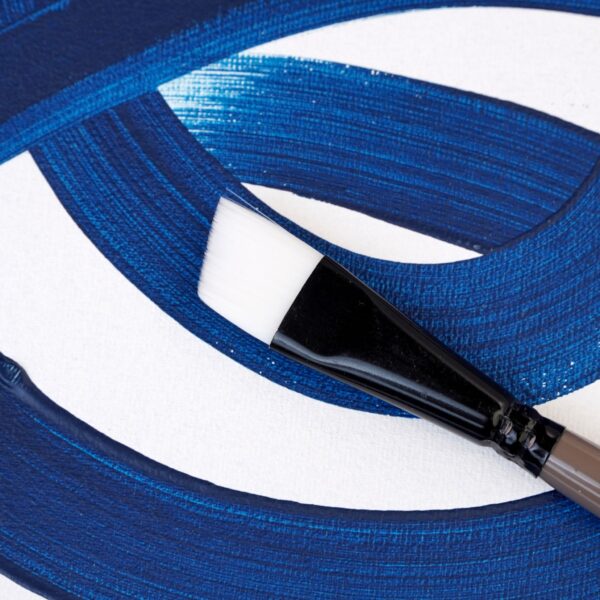 Synthetic Liner Brush, MOON 1203RL, Short Handle, ROSA