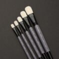 Synthetic Oval Brush, INTENSE 1668FR, Long Handle, ROSA